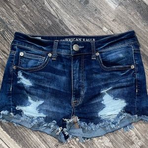 American Eagle shorts, blue denim, size 6